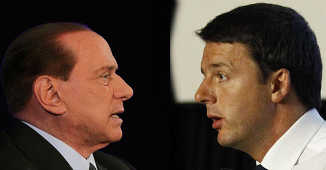 Berlusconi-e-Renzi